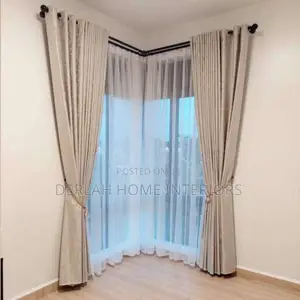 Nairobi Full Set Curfain (3 Meter Curtain Divided, 2 Meter Net