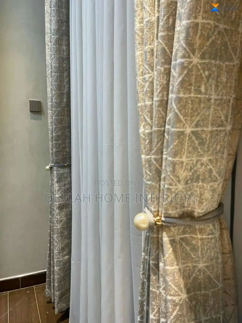 Nairobi Full Set Curfain (3 Meter Curtain Divided, 2 Meter Net