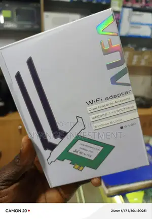 Wifi Adaptor Dual Distable Antenna. Antenna