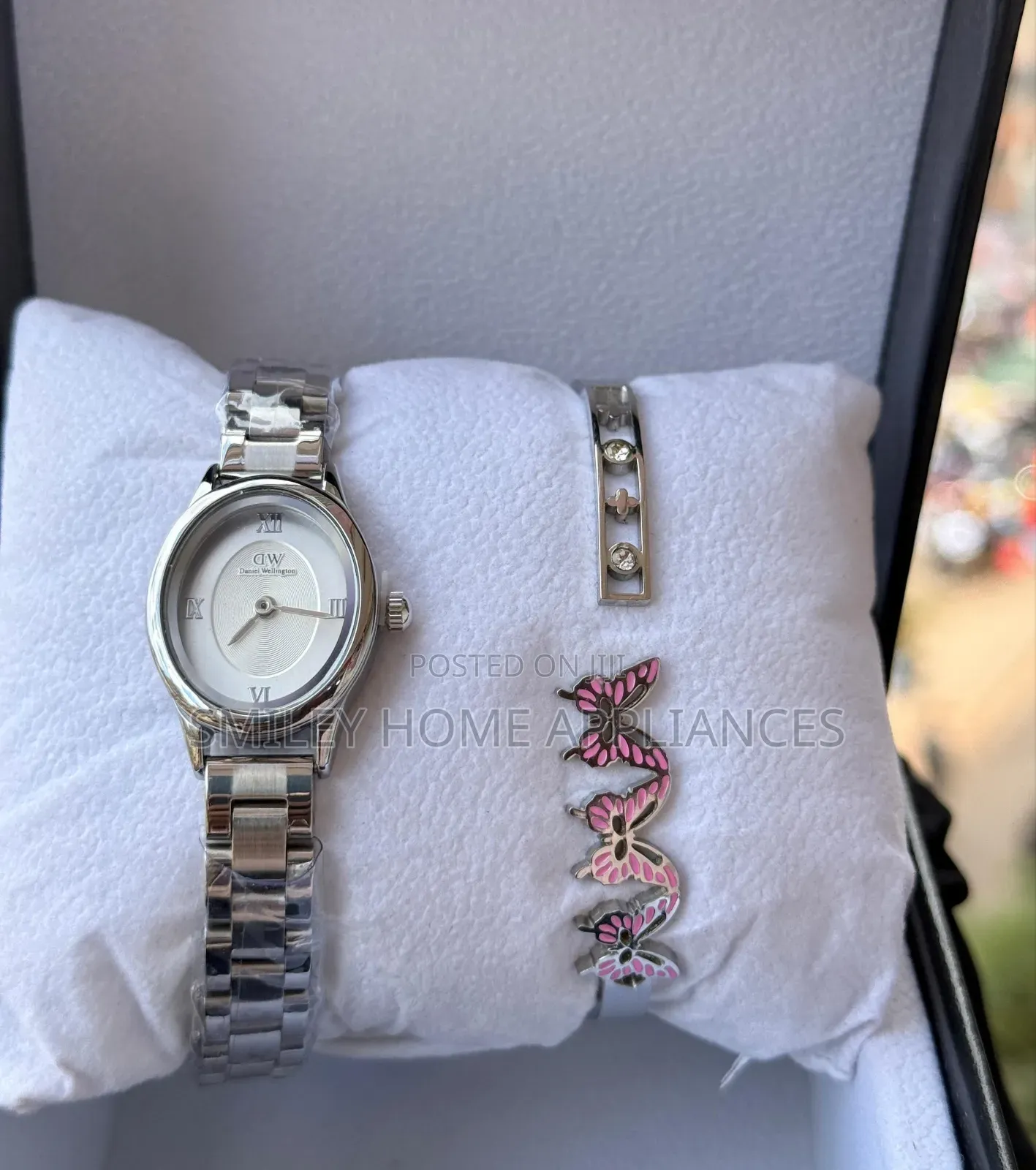 Stainless Steel Daniel Wellington Women's Time Piece With Bracelet