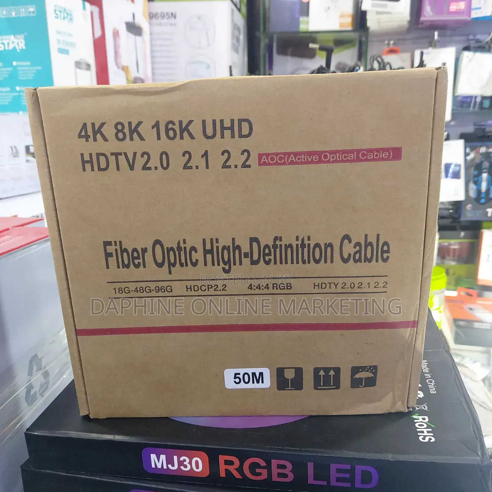 50m Hdmi to Hdmi Cable Fibre