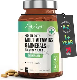 High Strength Multivitamins With Minerals | 400 Vegan Multivitamin