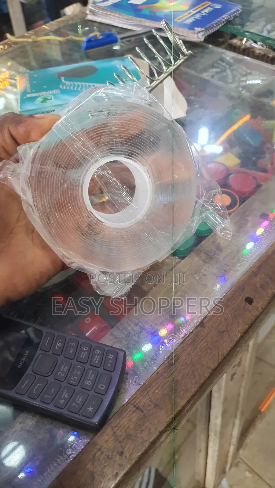 Roll of Double Sided Nano Tape, Strong Adhesive Tape Big Size 5m