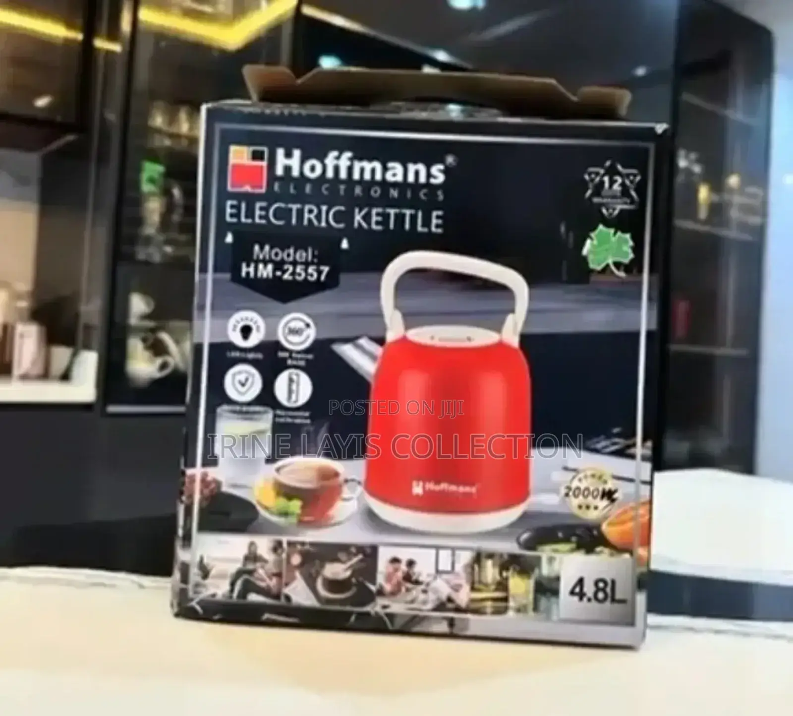 Hoffmans Electric Kettle, 4.8l Model Hm-2557.