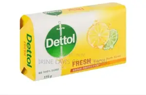 6pcs Dettol Original Anti-Bacterial Bathing Soap Bar,165g