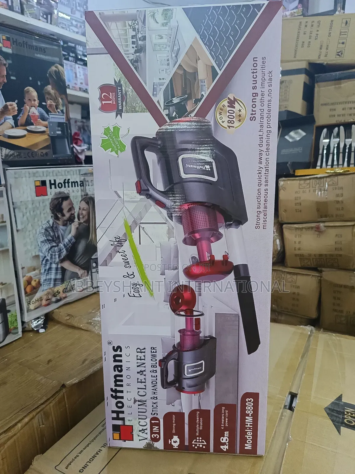 Hoffman Vacuum Cleaner 3-in-1 Stick, Handle Blower Vacuum Cleaner,