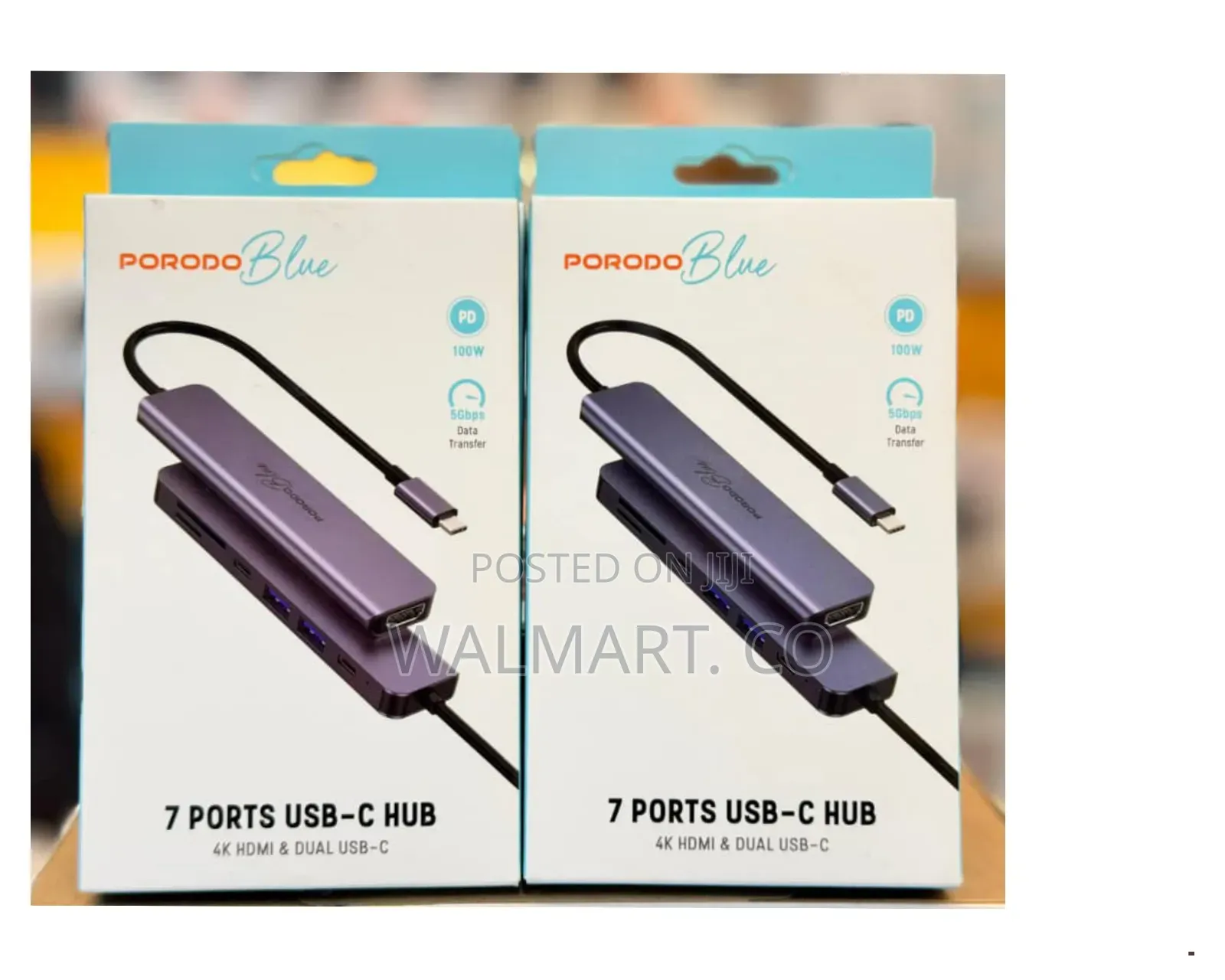 Porodo 7 Ports Usb C Hub
