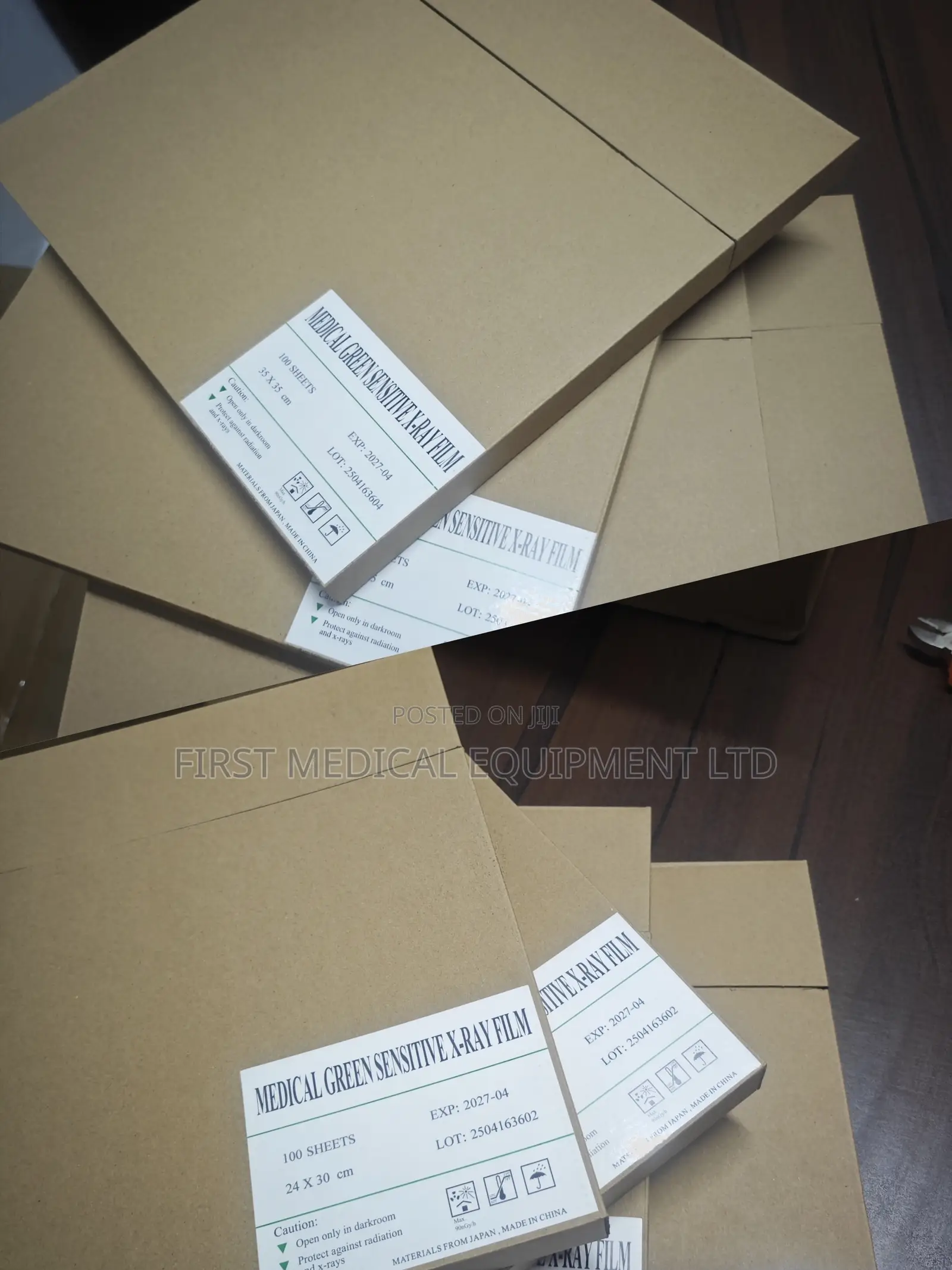 Xray Green Sensitive Films