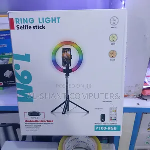 10inch Rechargeable Ring Light And Selfie Stick With Remote