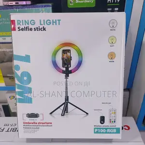 10inch Rechargeable Ring Light And Selfie Stick With Remote