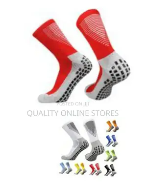 Grip Crew Compression Anti-Slip Sport Socks Athletic Socks Non-Grip