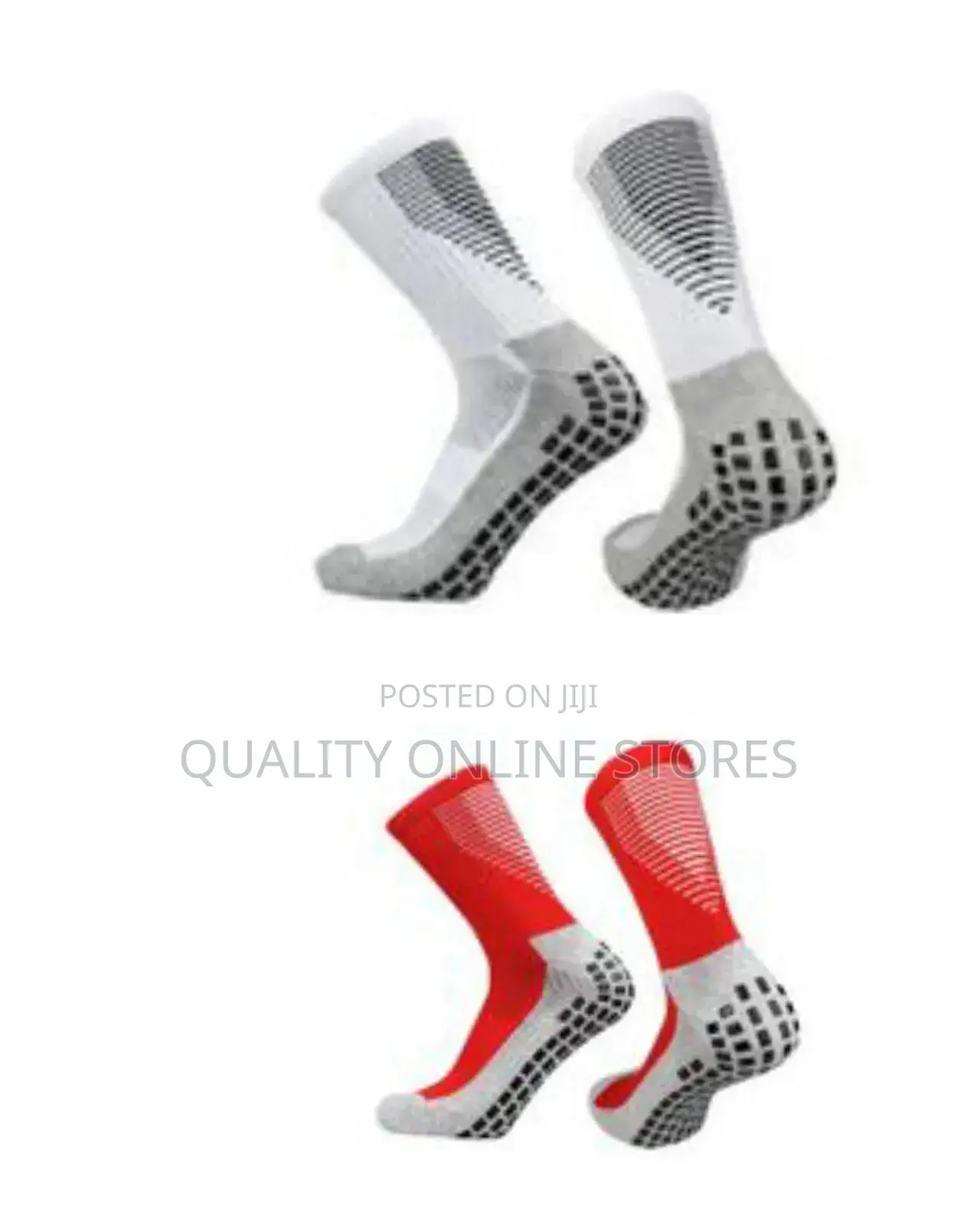 Grip Crew Compression Slip Sport Socks Athletic Socks Non-Slip Rubber