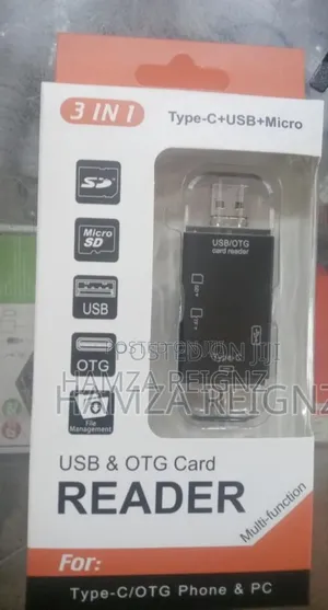 3 in 1 Type C Usb Micro Card Reader