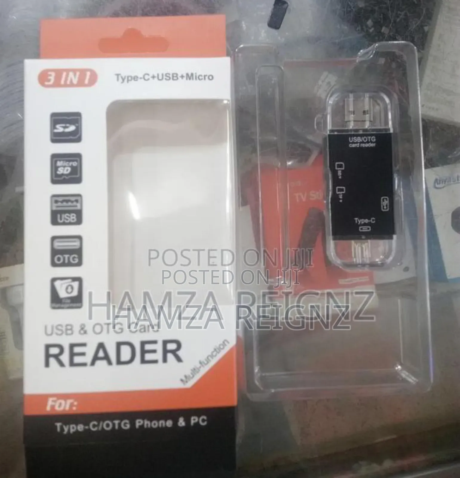 3 in 1 Type C Usb Micro Card Reader
