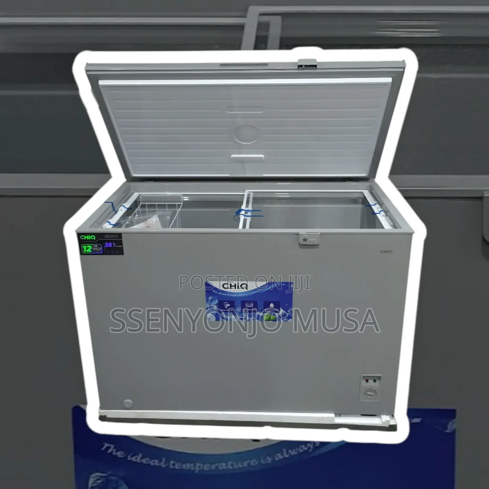 Chiq 400l Chest Freezer - 12 Year Warranty, Silver