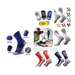 Grip Crew Compression Anti-Slip Sport Socks Athletic Socks Non-Slip