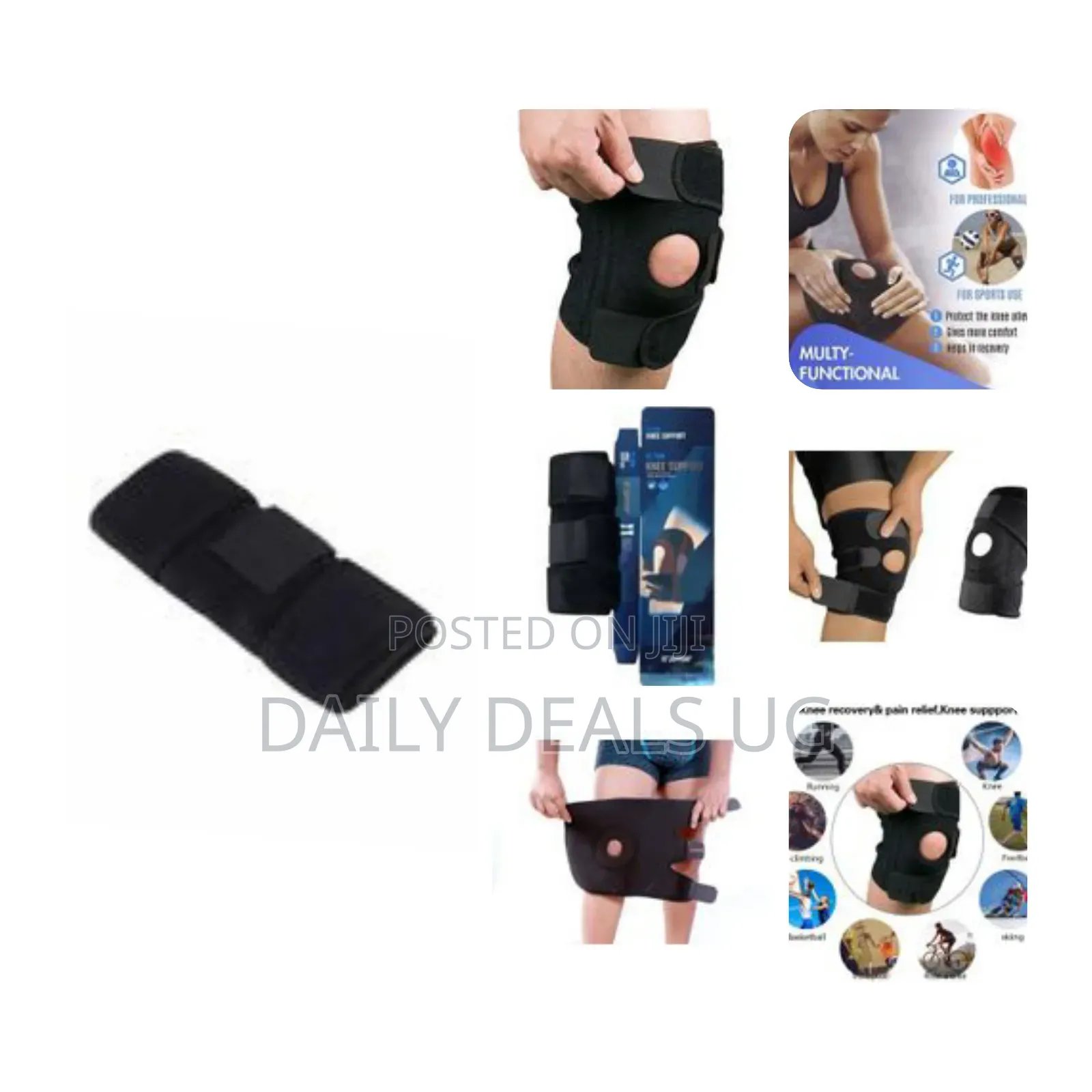 1 Piece of Adjustable Knee Cap Support Brace for Sport