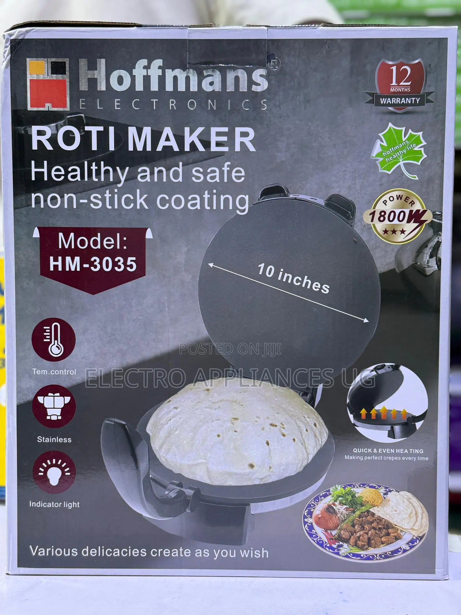 Hoffmans Hm-3035 Roti Maker.