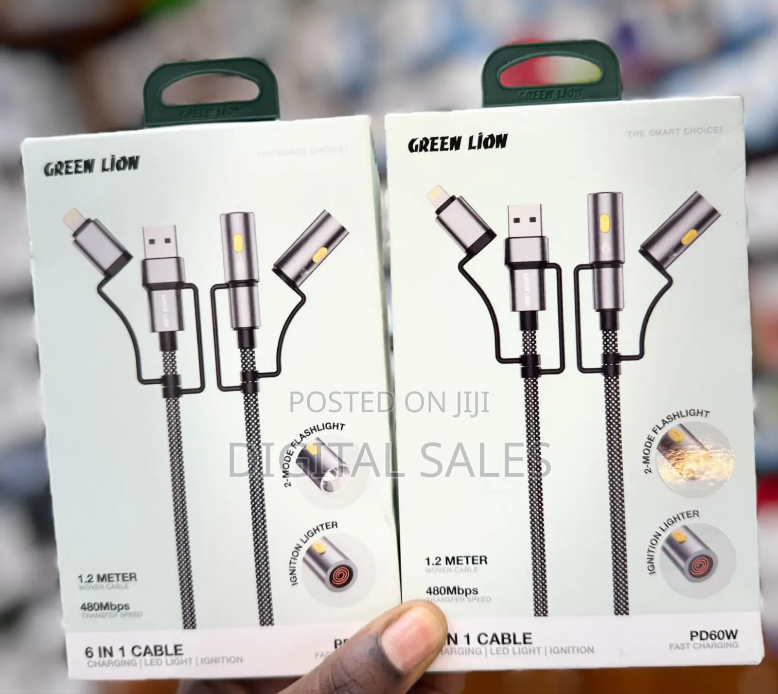 Green Lion 6 in 1 Cable Pd60w