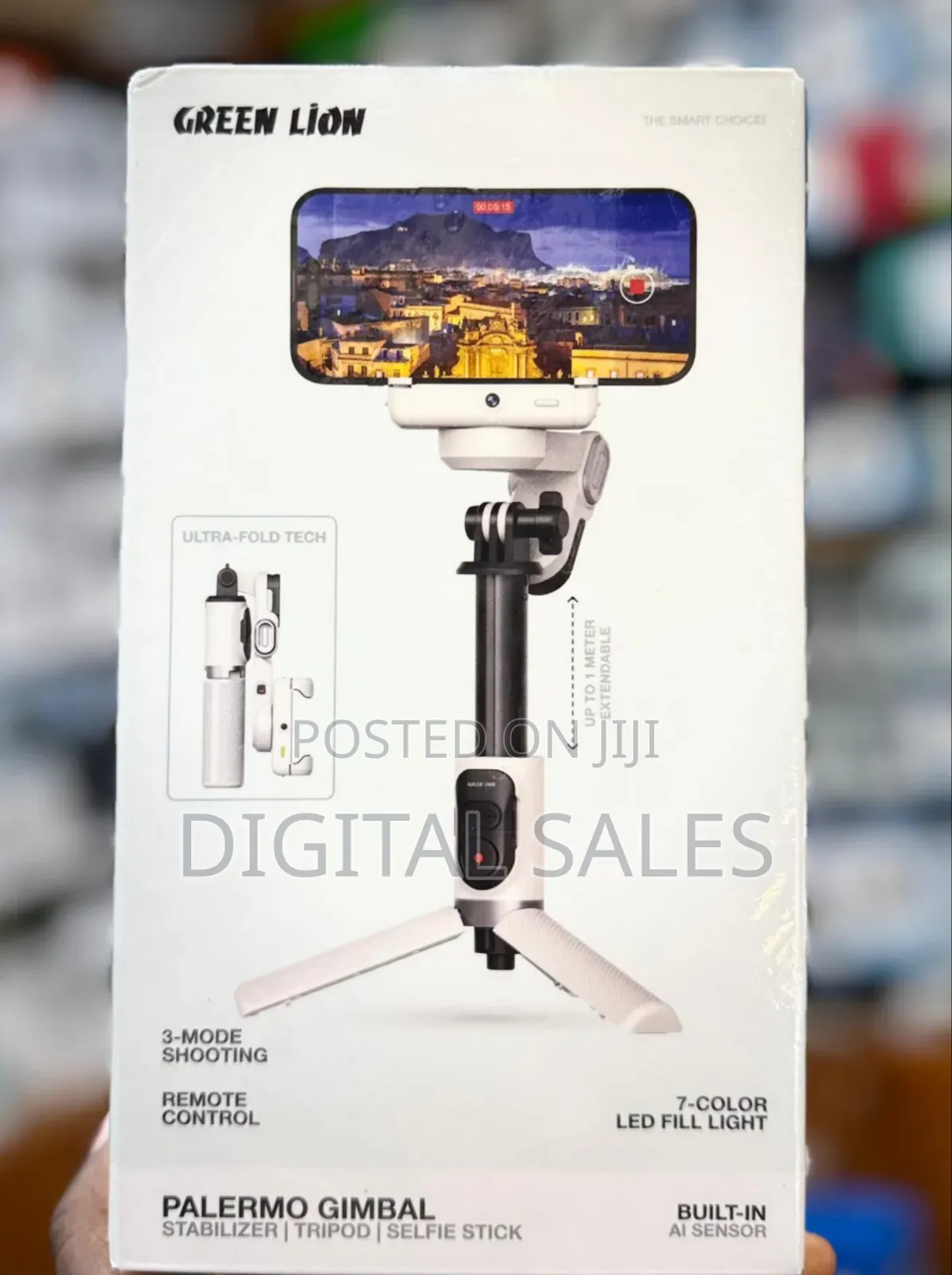 Green Lion Palermo Gimbal,Stabilizer, Tripod and Selfie Stick