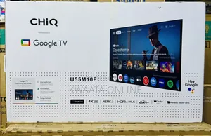 Chiq Smart Android Tv, Uhd., Wi-Fi, Google Assistant 3 Hdmi, 2 Usb