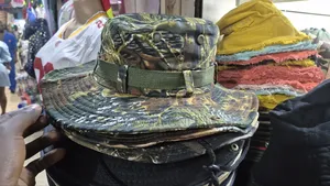 Tropical Round Hat With Chin Strap Military Army Camouflage Sun Hats