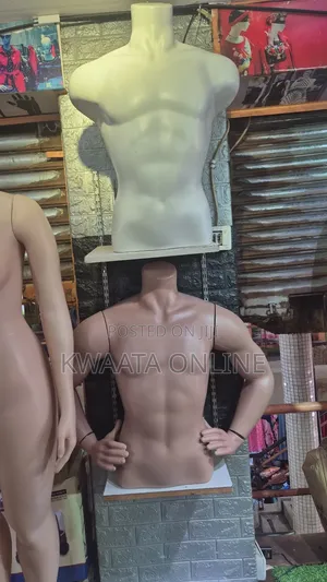 Mannequin Body Torso Male, Adjustable Clothing Dummy Display