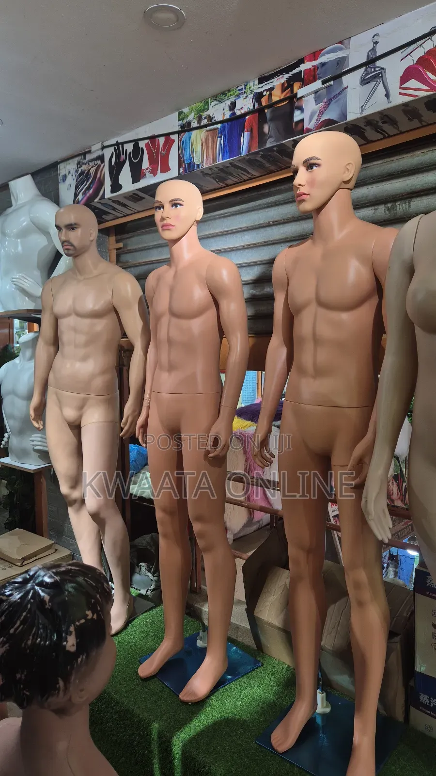 Full Body Dummy Realistic Mannequin, Plastic Dress Form Mannequin