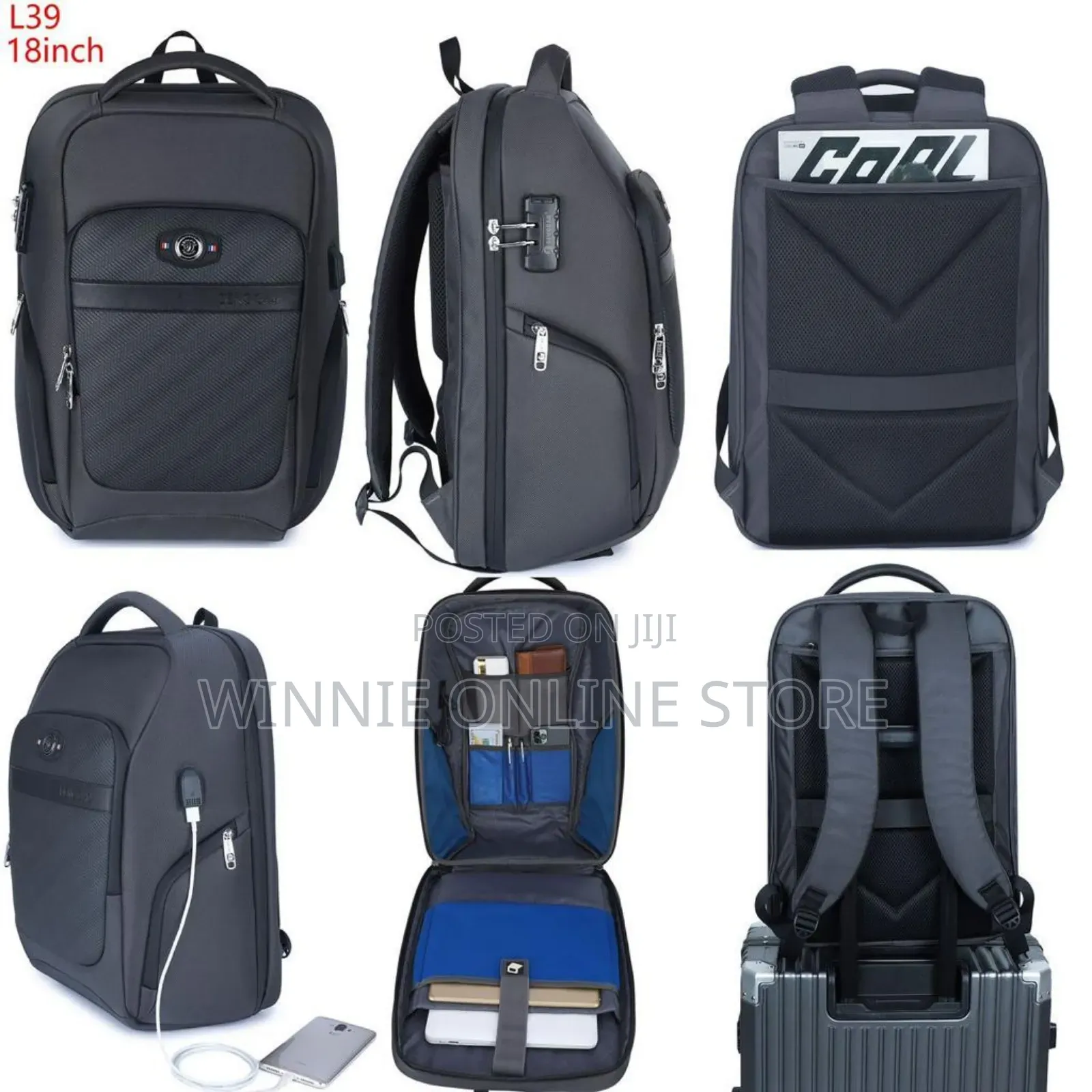 Anti Safety Bag
L: Large Size 
18.5 Inch