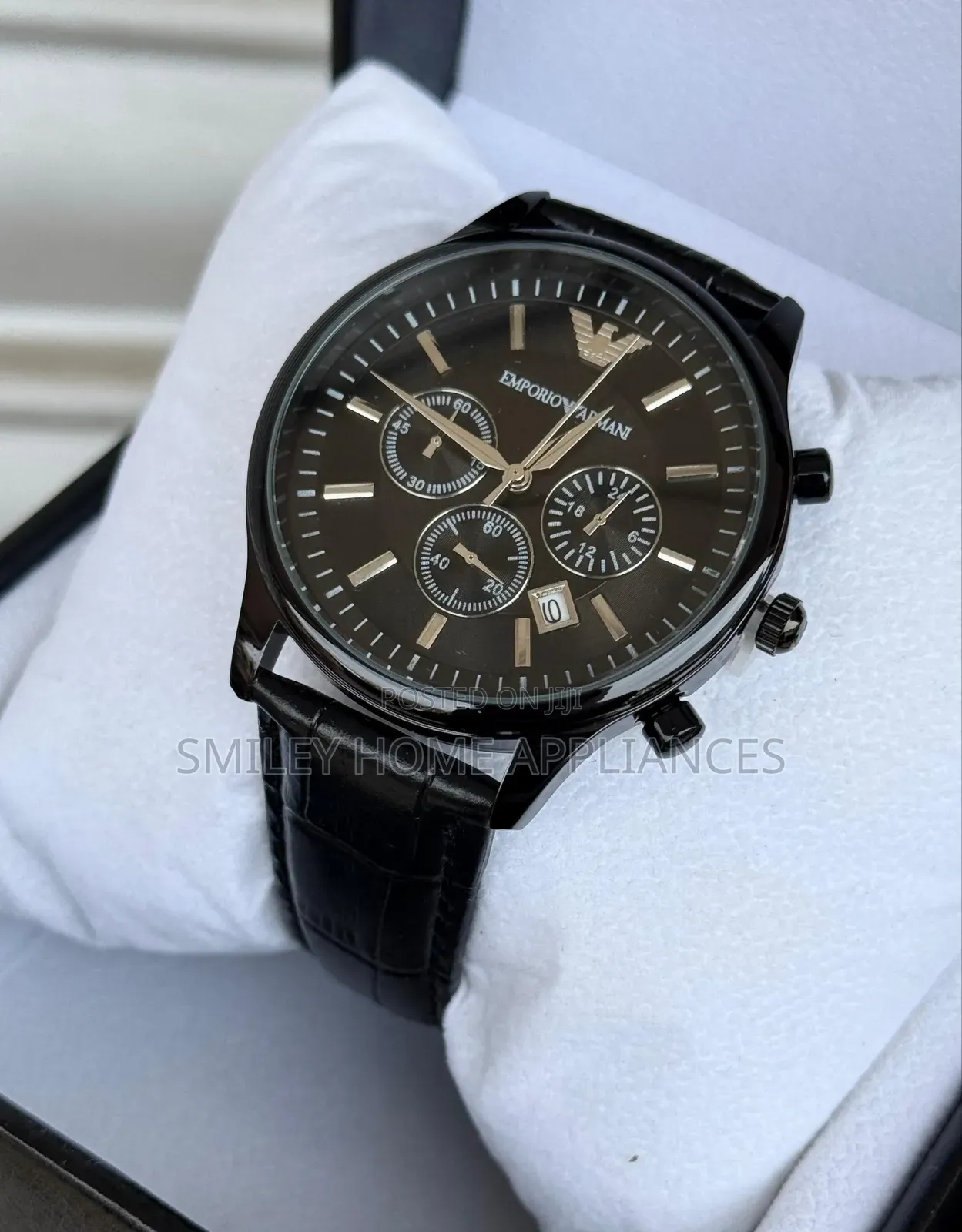 Original Men's Emporio Armani Classy Wrist Timepiece at 30% Discount