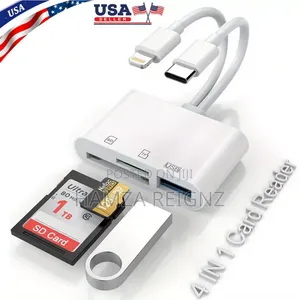 4 in 1 Type C Usb Otg Adapter Sd/Tf Card Reader
