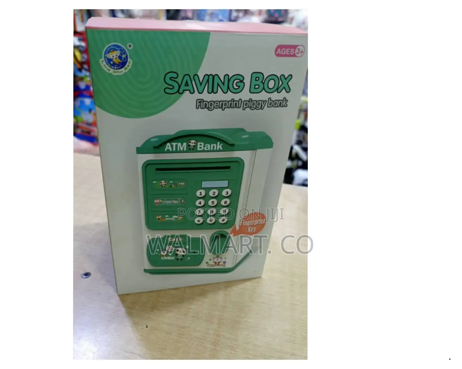 Kids Saving Box Fingerprint Piggy Bank