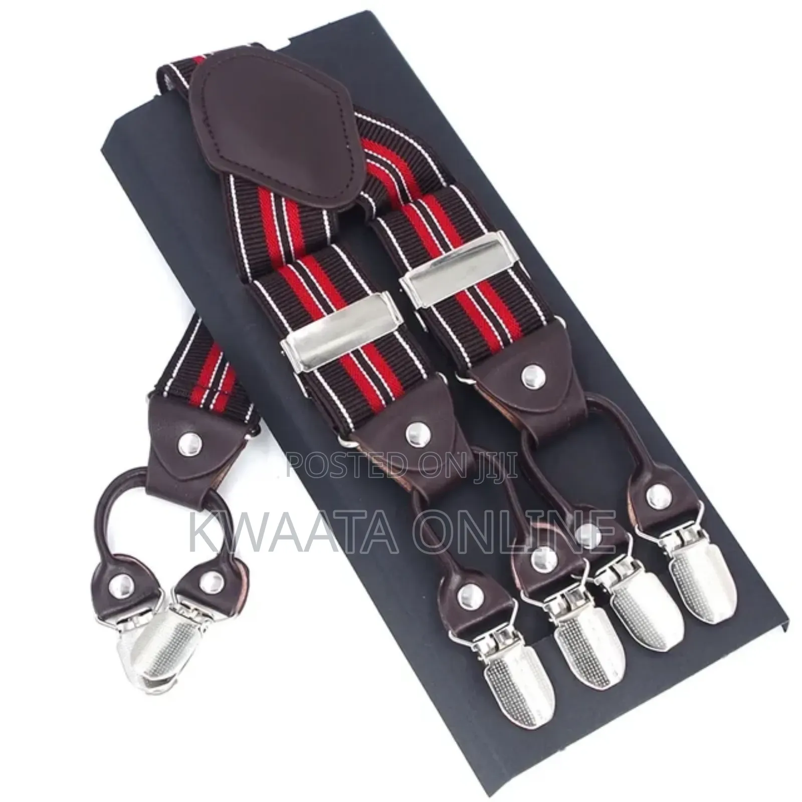 Men's Braces Elastic Shoulder Strap Y Back 6 Clips
Suspenders