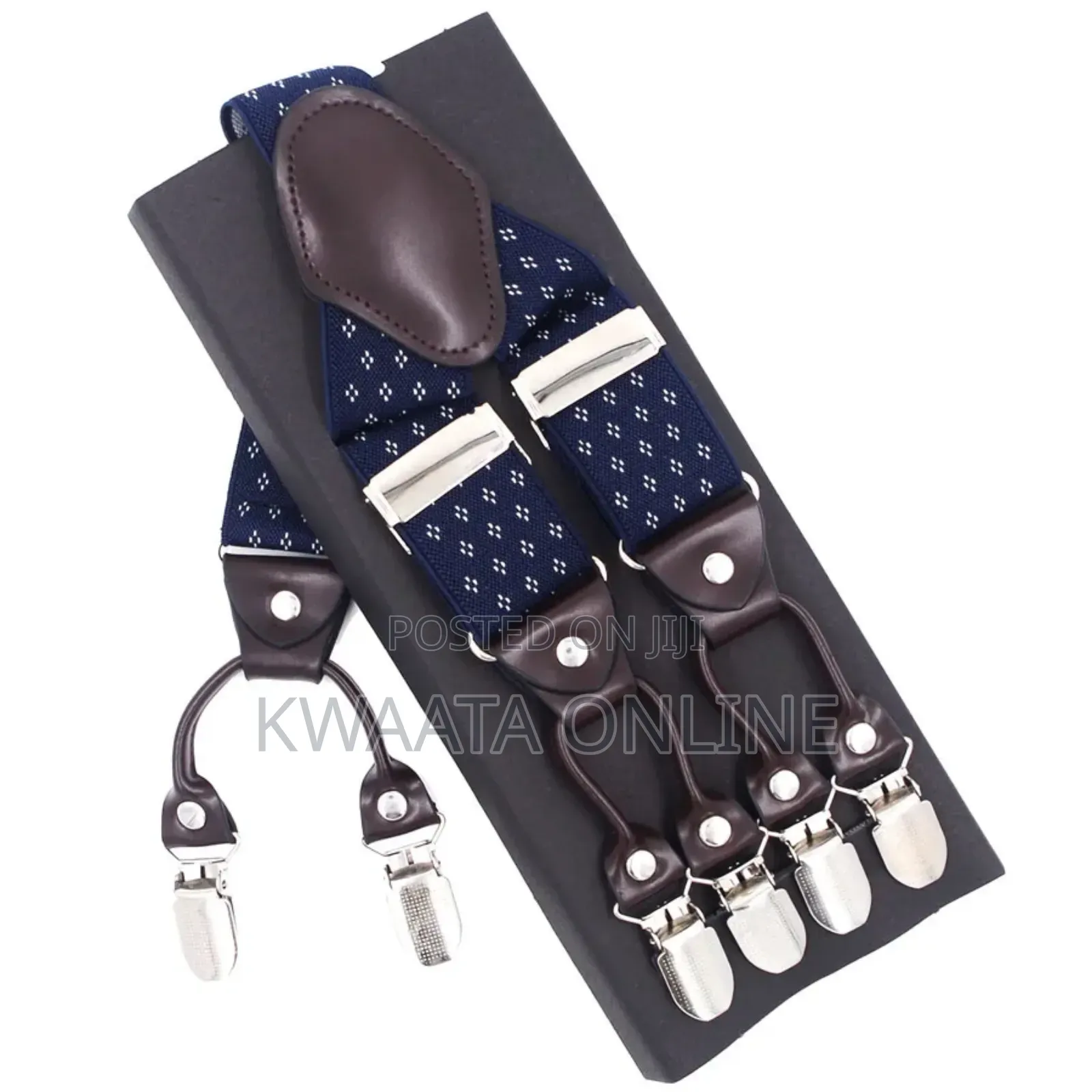 Men's Braces Elastic Shoulder Strap Y Back 6 Clips
Suspenders