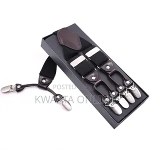 Men's Braces Elastic Shoulder Strap Y Back 6 Clips
Suspenders