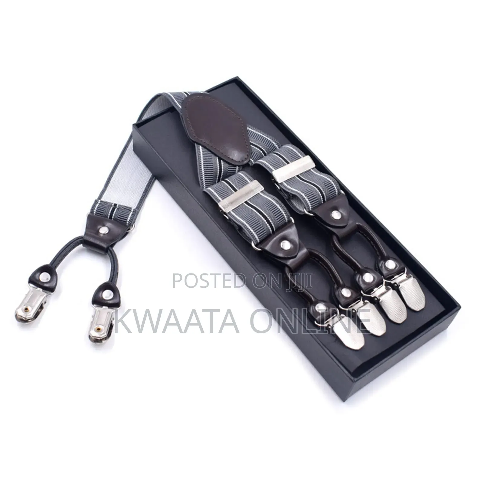 Men's Braces Elastic Shoulder Strap Y Back 6 Clips
Suspenders