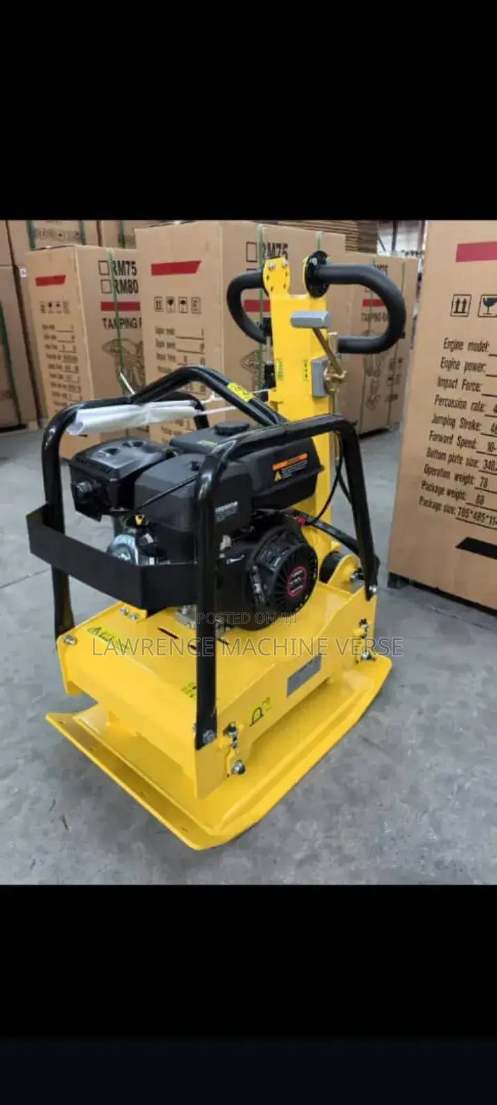Plate Compactor 120cc Gasoline