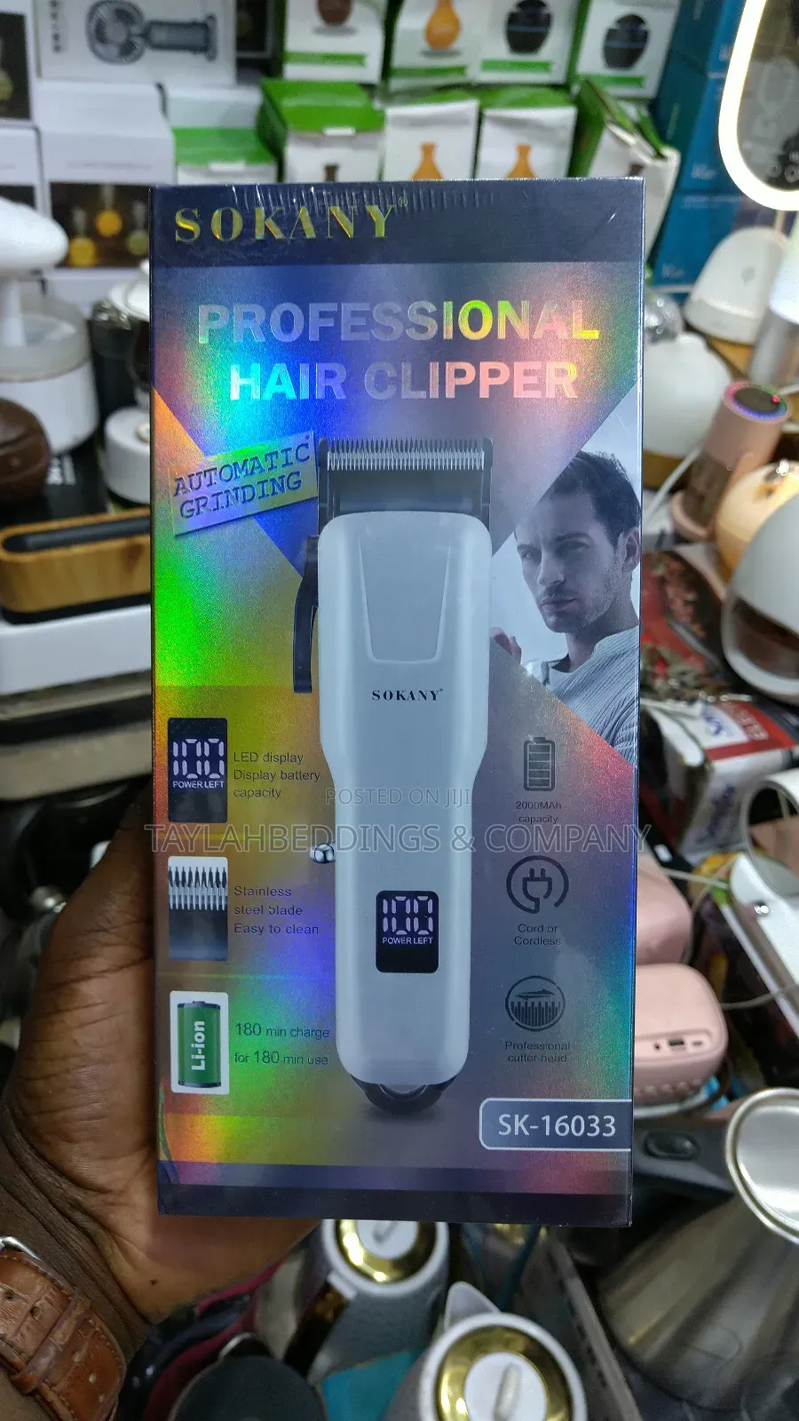 Sokany
Sokany Professional Digital Rechargeable Hair Clipper