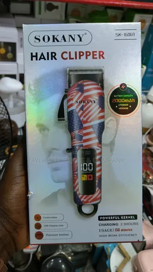 Sokany Sk-9911 Rechargeable Hair Clipper 20000mah Li Battery