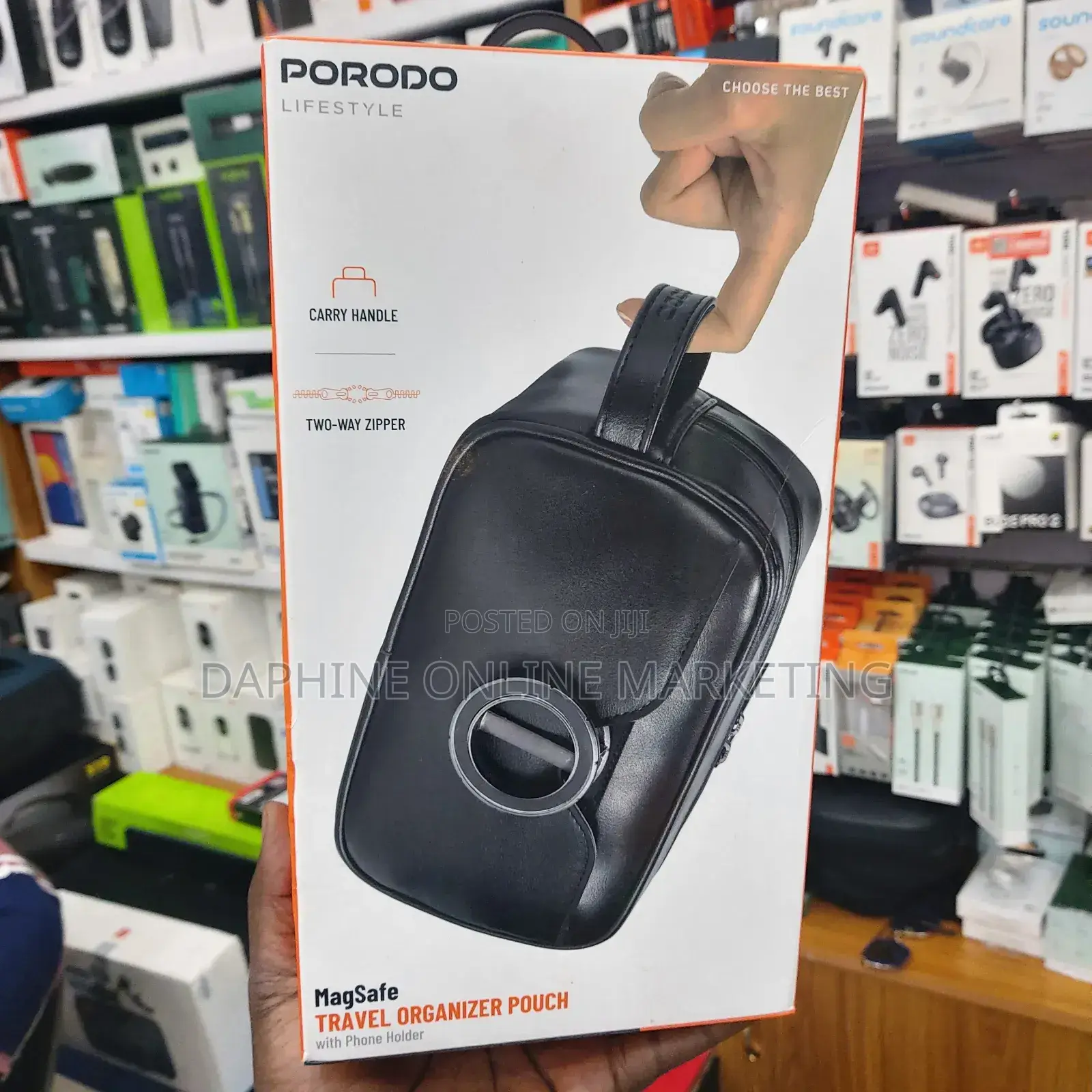 Pouch Bag Organizer With Magsafe Porodo