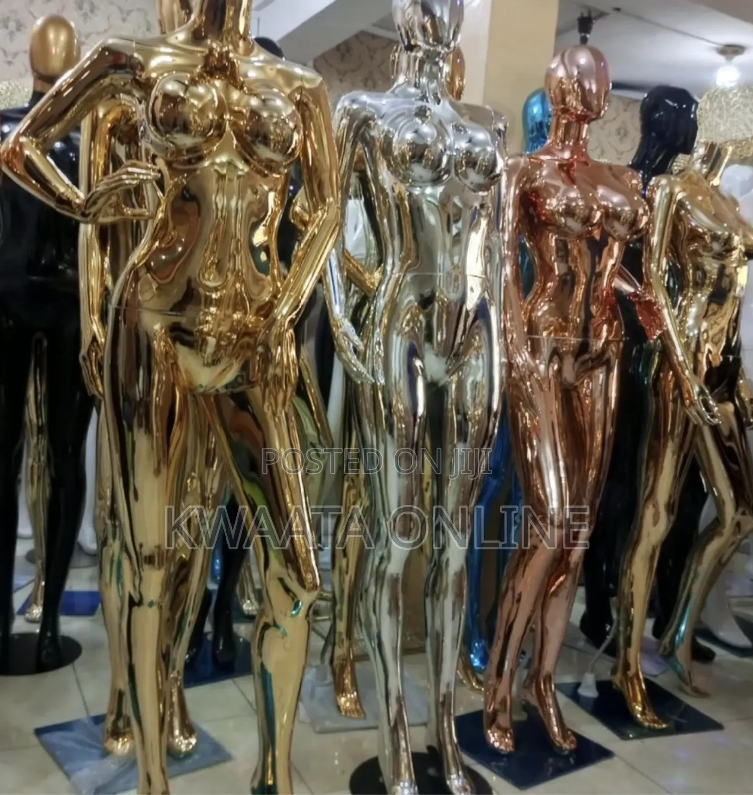 Mannequin Dress Form Woman Gold Full Mannequin, Dress Shape Pinnable