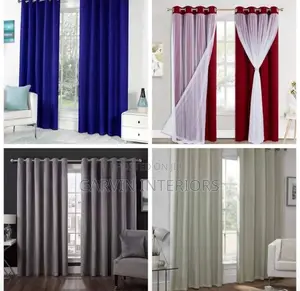 3in1 Curtains With Net Available