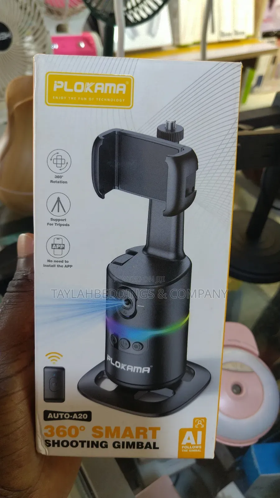 Plokama Auto-Gimbal Auto Face Tracking 360 Smart Shooting Gimbal