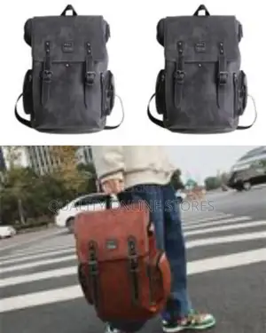 Vintage Backpack Soft Leather for Men, High-Quality Luxury Designer