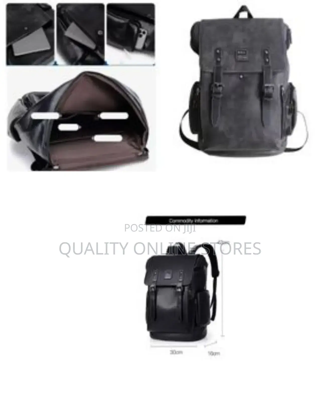 Vintage Backpack Soft Leather for Men, High-Quality Luxury Designer