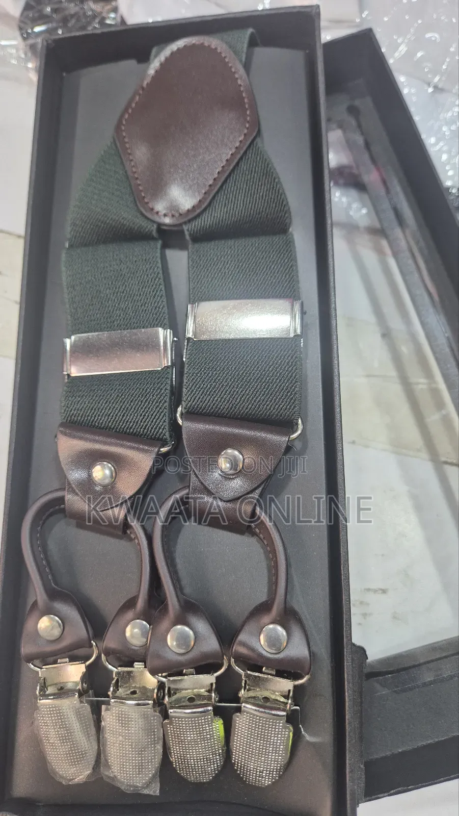 Men's Braces Elastic Shoulder Strap Y Back 6 Clips
Suspenders