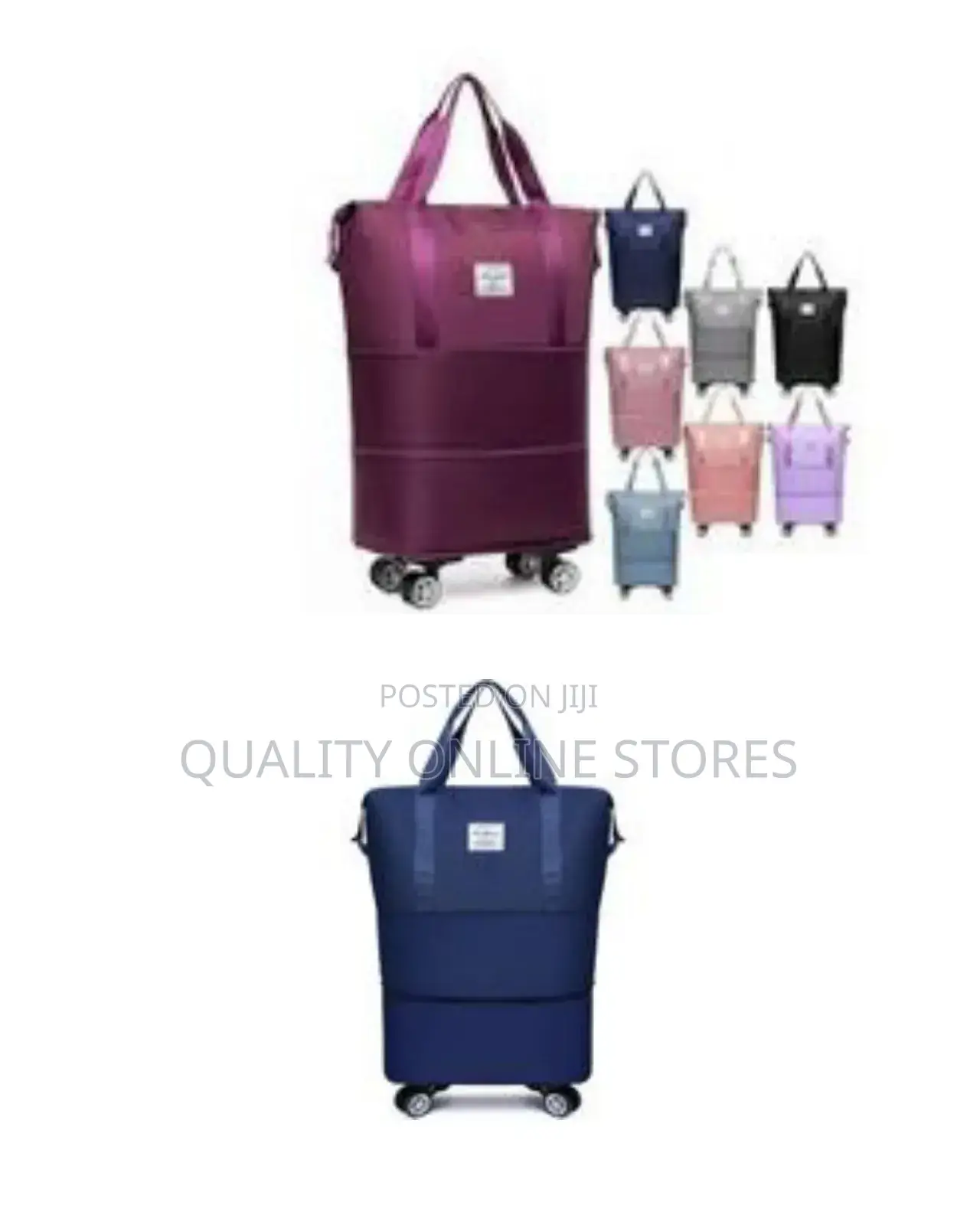 Multi-Functional Expandable Foldable Waterproof Rolling Duffle Bag
