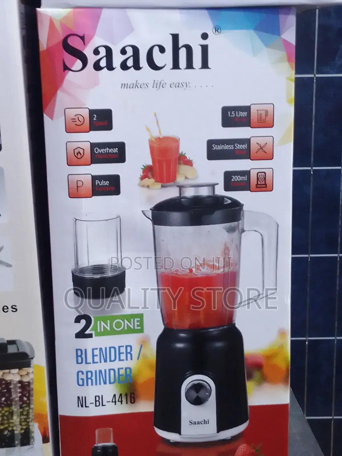 Electric Blender 2-in-1