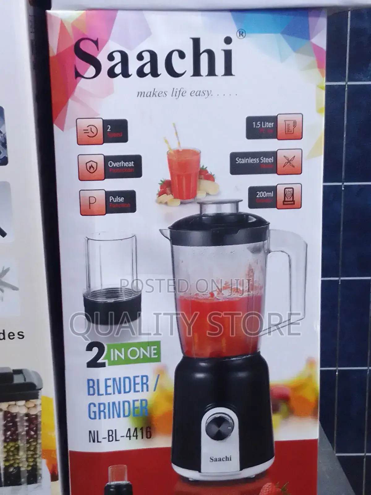 Electric Blender 2-in-1