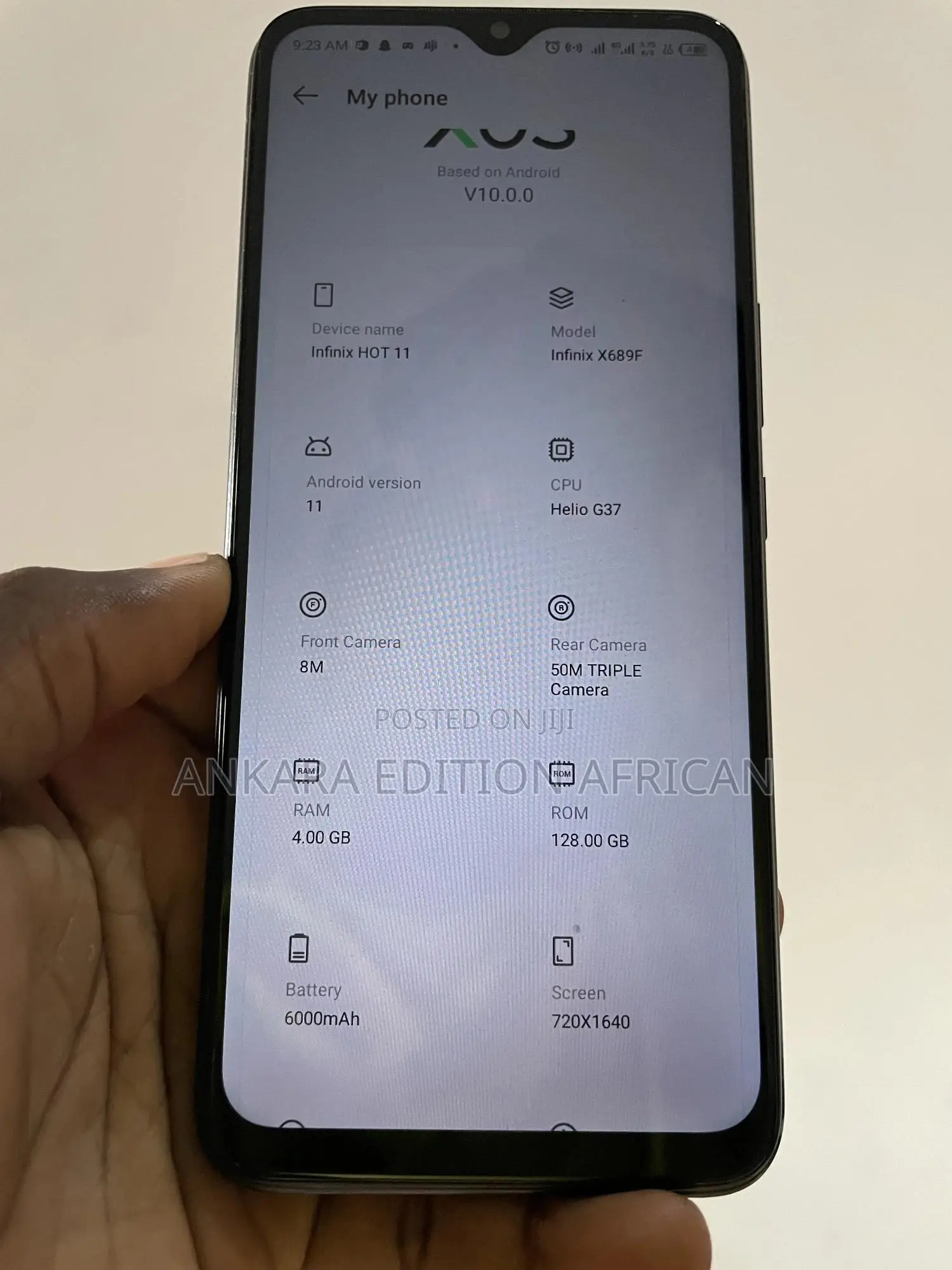 Infinix Hot 11 128 GB Gray